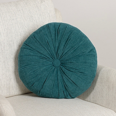 Round teal throw pillow hotsell