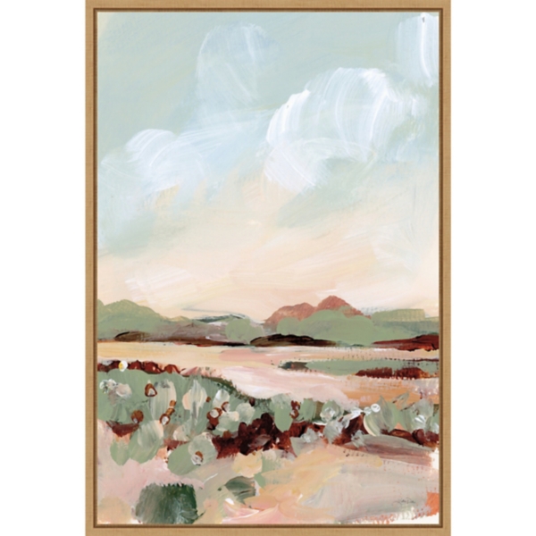 Autumn Meadow Framed Canvas Art Print