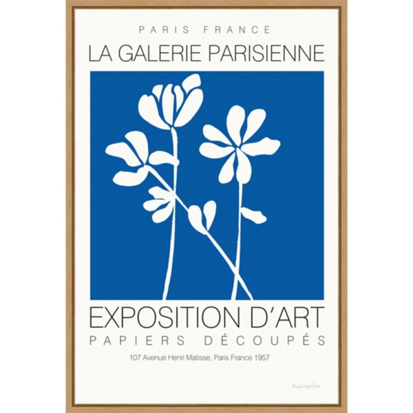 Fleurs De Matisse II Framed Canvas Print