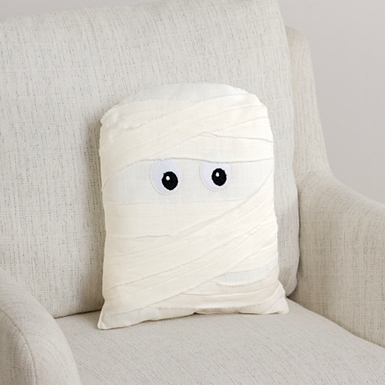 Frankenstein Shaped Boucle Pillow