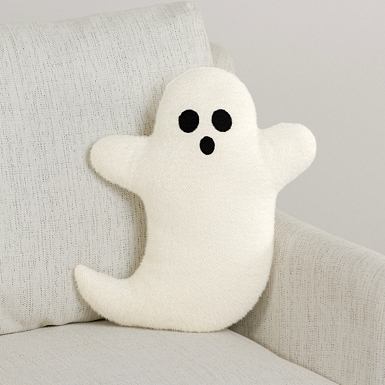 Frankenstein Shaped Boucle Pillow