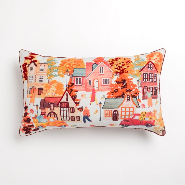 Fall Town Lumbar Accent Pillow Kirklands Home