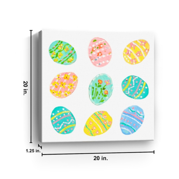 Easter Eggs Canvas Art Print