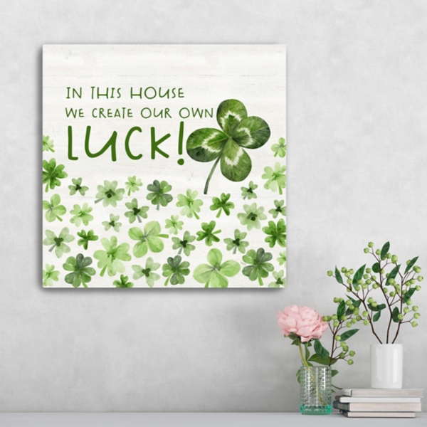 Create Our Own Luck Canvas Art Print