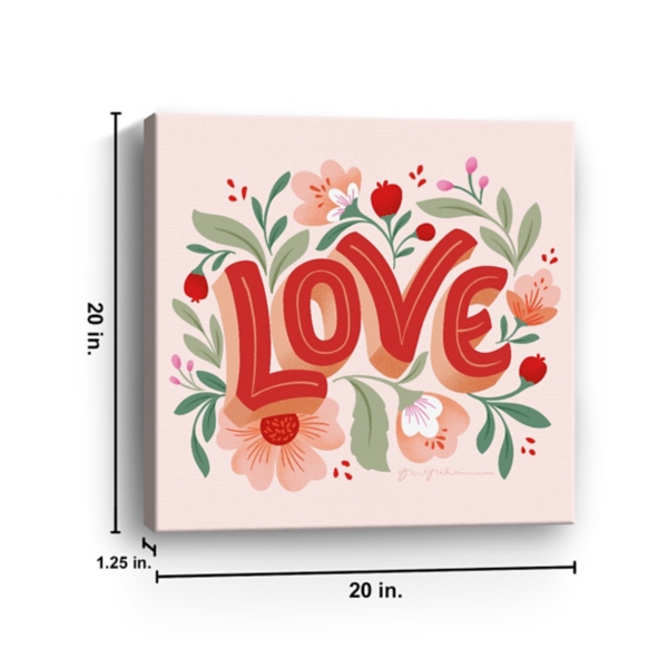 Love Valentine's Day Canvas Art Print