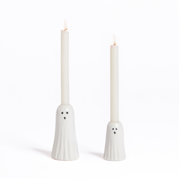 Ghost Taper Candle Holders, Set of 2 Kirklands Home
