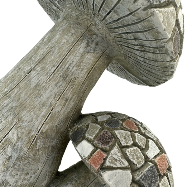 Mosaic Mushrooms Outdoor Statue