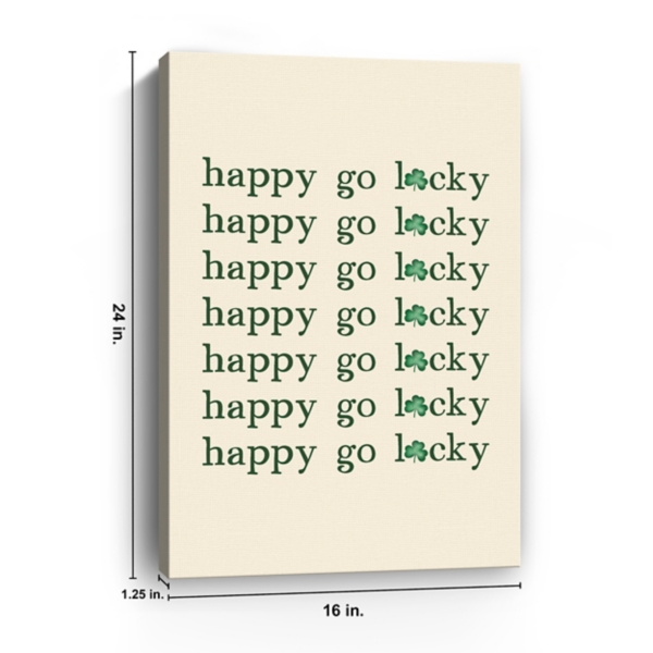 Happy Go Lucky Canvas Art Print