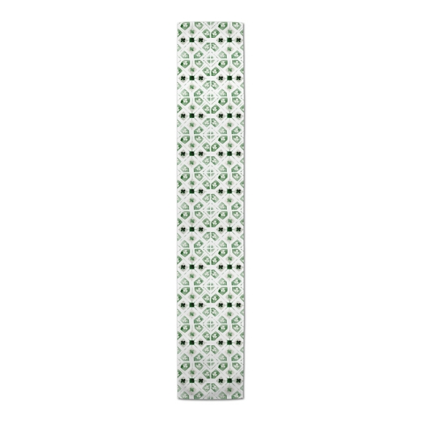 Geometric Shamrock Table Runner