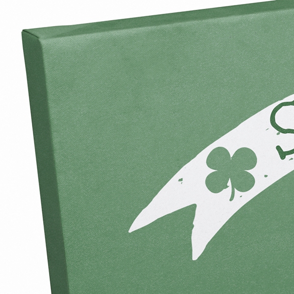 Green Irish Coffee Bar Canvas Art Print