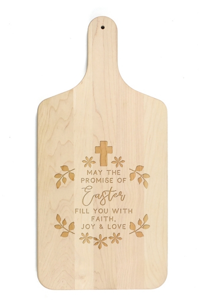 The Promise of Easter Maple Cutting Board