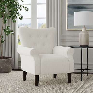 Rolled arm best sale accent chair