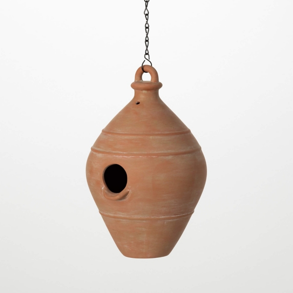 Terracotta Honey Pot Bird Feeder