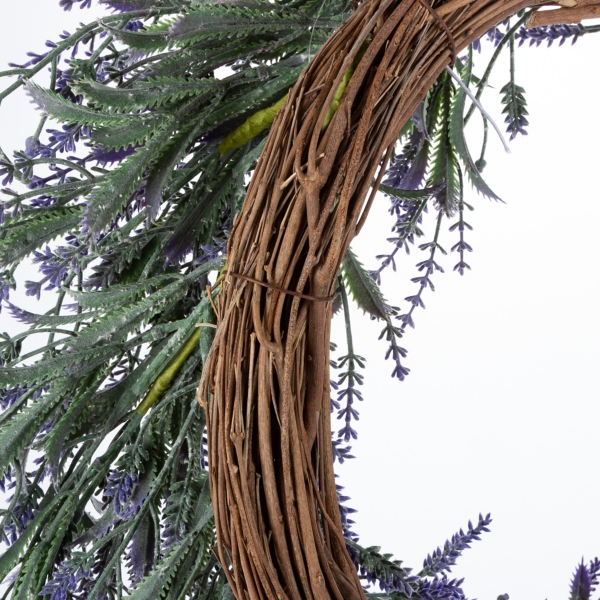 Kirklands Dried Lavender Stems Wreath Hamilton Place