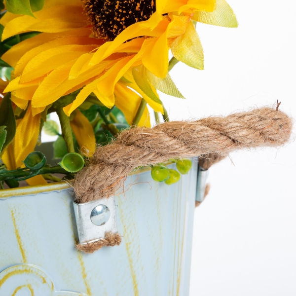 Sunflower Arrangement in Bucket