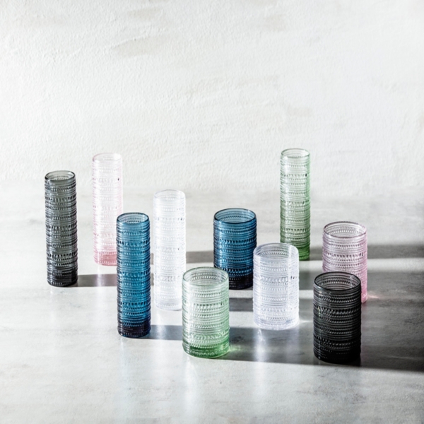 Fortessa Sage Jupiter Highball Glasses, Set of 6