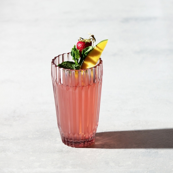 Fortessa Pink Archie Tall Glasses, Set of 6