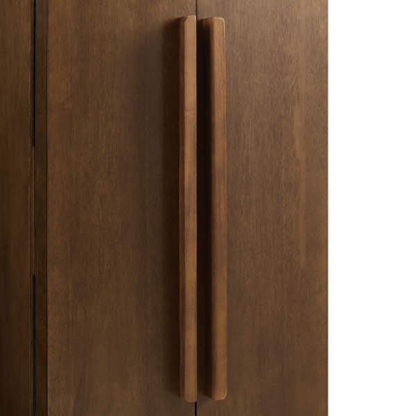 Mid-Century Modern Walnut Jewelry Armoire