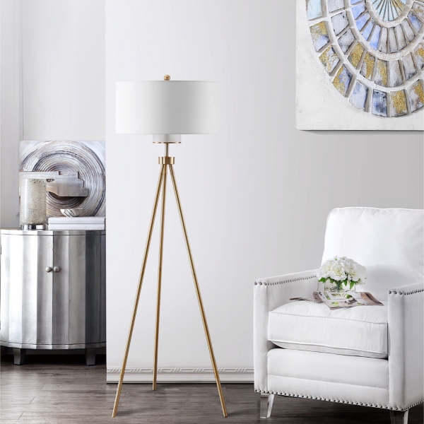 Gold Tripod Modern Floor Lamp Kirklands Home