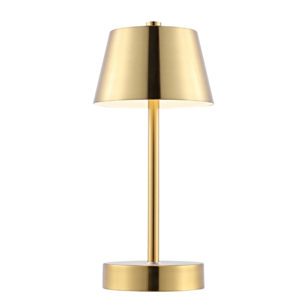 Brass Rechargeable LED Table Lamp