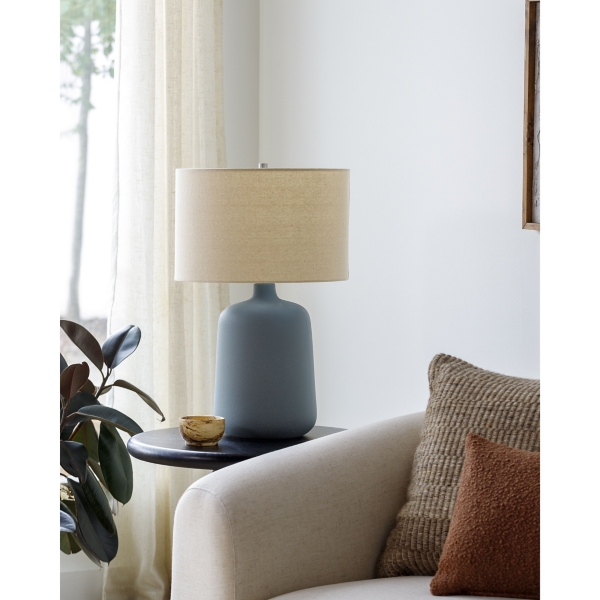 Harmonie Blue Ceramic Table Lamp
