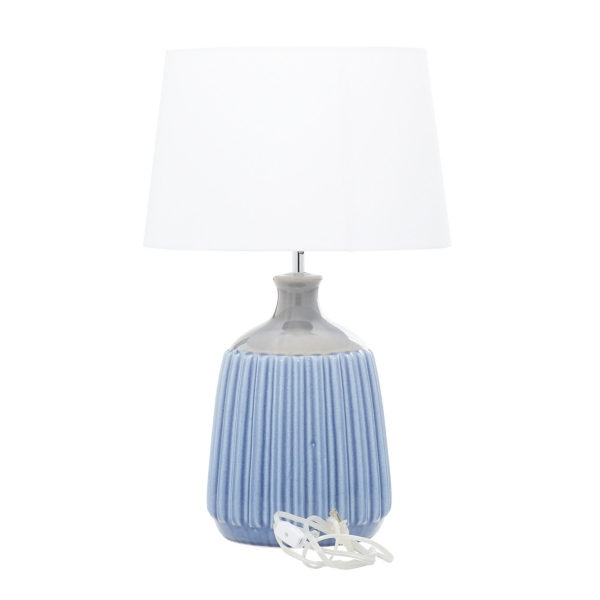 Blue Ceramic Breeze Table Lamp