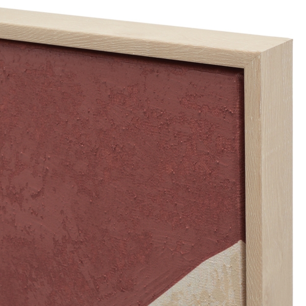 Red Rock Framed Canvas Art Print