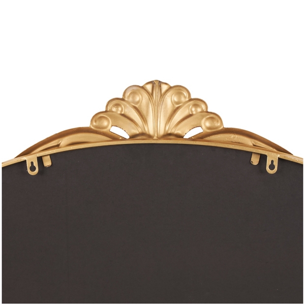 Gold Arched Baroque Wall Mirror