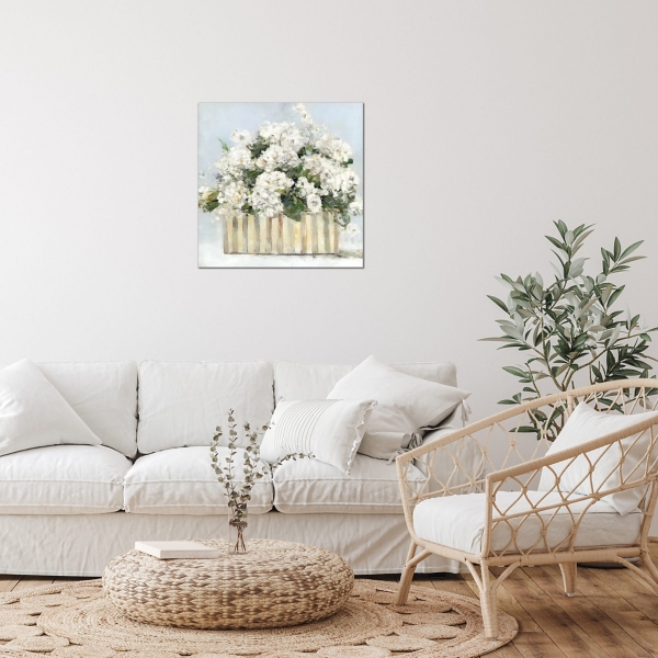 Sweet Hydrangea Canvas Art Print