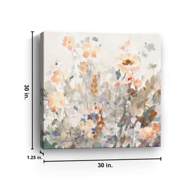 October Garden Canvas Art Print