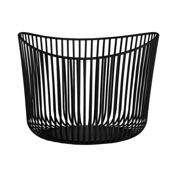 Black Steel Modo Storage Basket