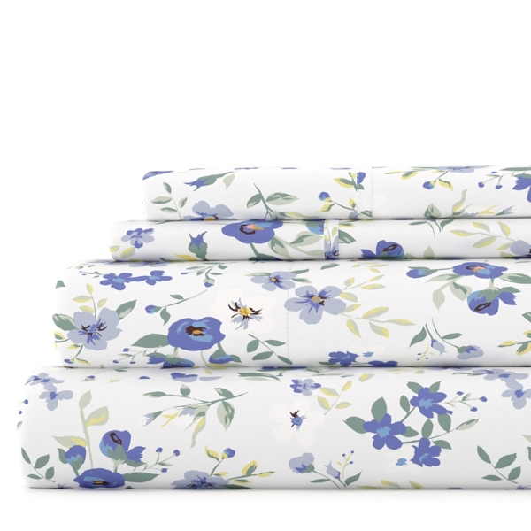 Floral Farmhouse 4-pc. King Sheet Set