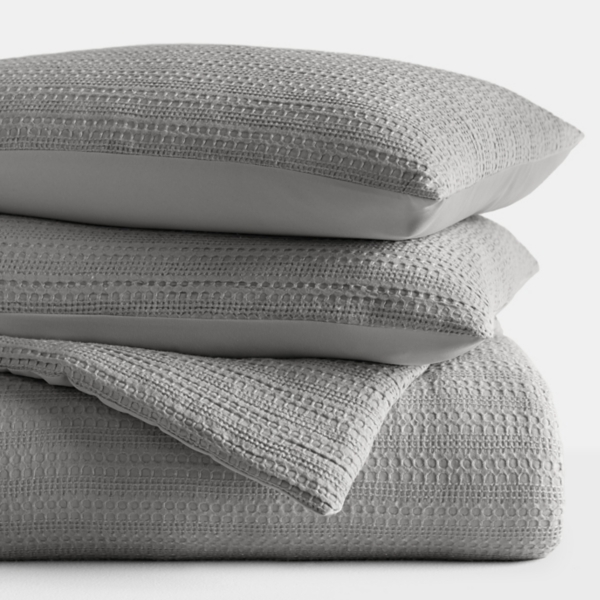 Fog Waffle Ultra-Soft 3-pc. King Comforter Set