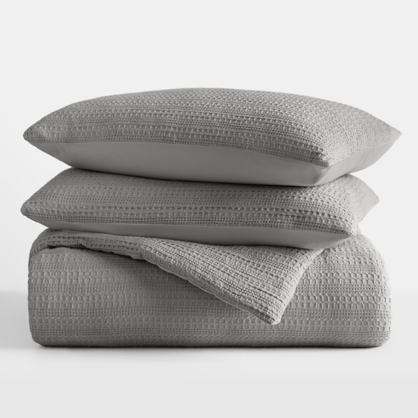 Fog Waffle Ultra-Soft 3-pc. Queen Comforter Set