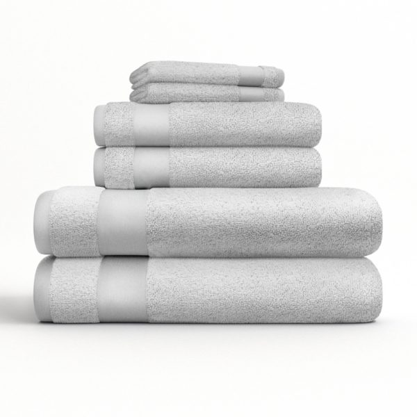 Gray 6pc. Essential Cotton Bath Towels Kirklands Home