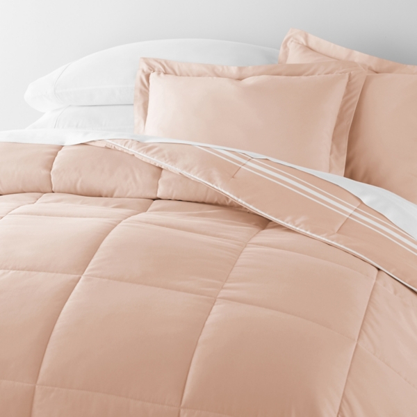 Rose Striped Reversible 2-pc. Twin Comforter Set