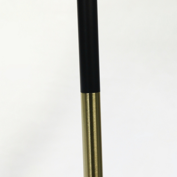 Black and Gold Tripod Floor Lamp