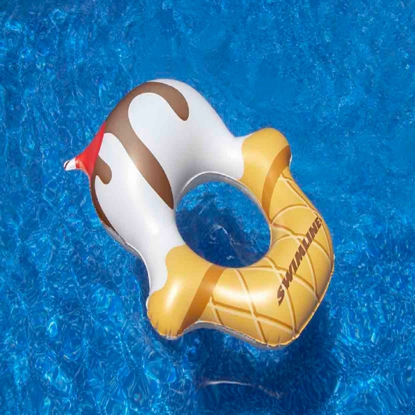 Ice Cream Cone Inflatable Children's Pool Float