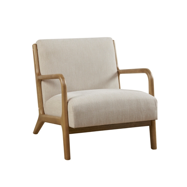 Cream Lounge Accent Chair