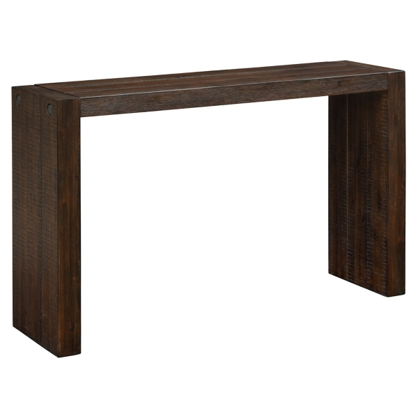 Dark Brown Distressed Wood Console Table | Kirklands Home