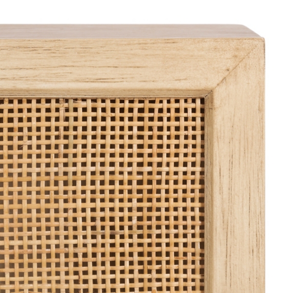 Natural Rattan Wall Cabinet with Shelf