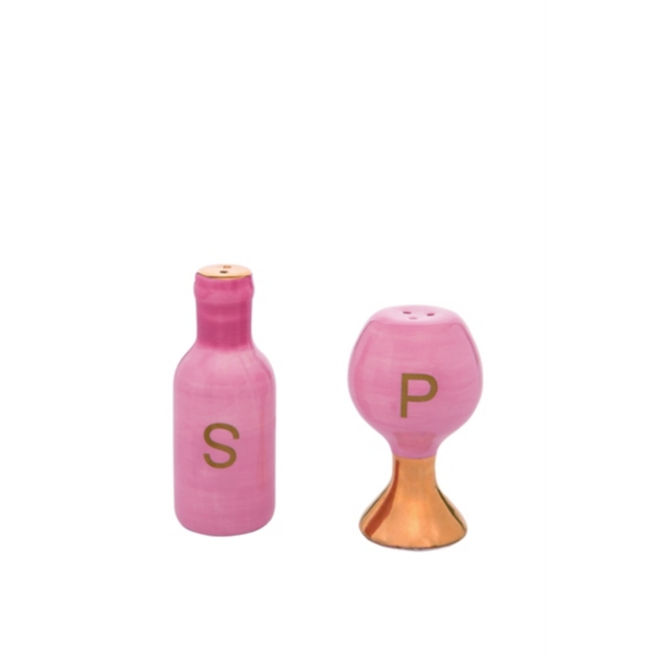 Pink Wine Glass Salt & Pepper Shaker Set Kirklands Home