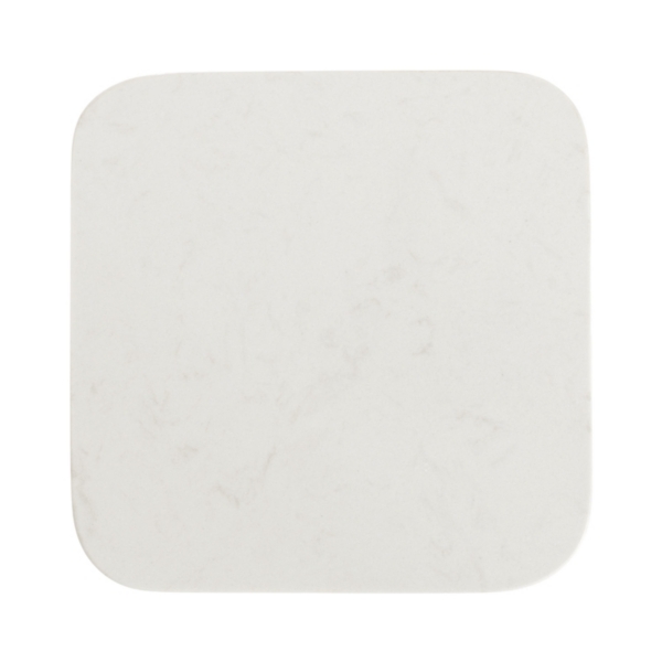 Gold and White Credele Accent Table