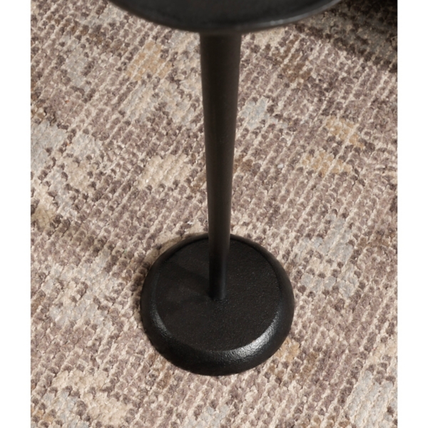 Black Metal Alicia Accent Table