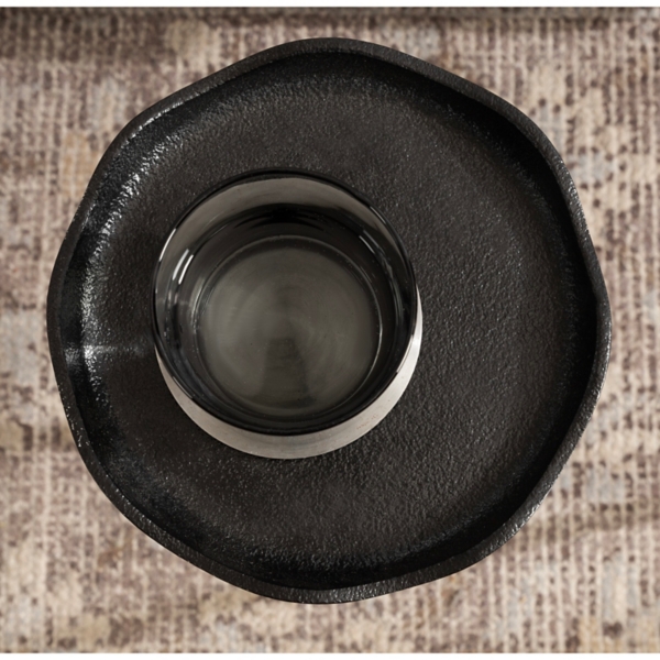 Black Metal Alicia Accent Table