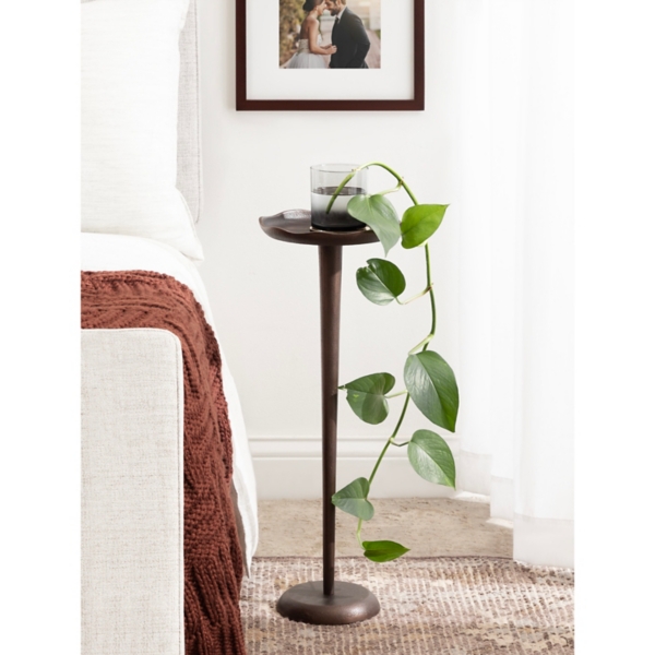 Bronze Metal Alicia Accent Table