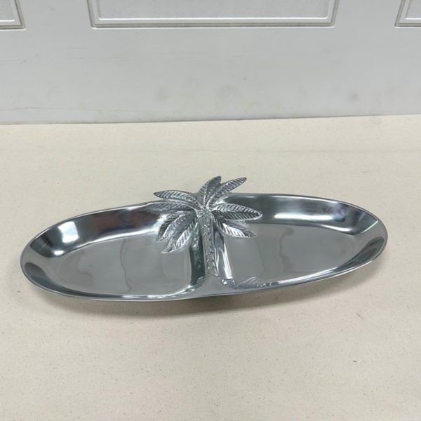 Silver Palm Tree Bathroom Vanity Tray Kirklands Home