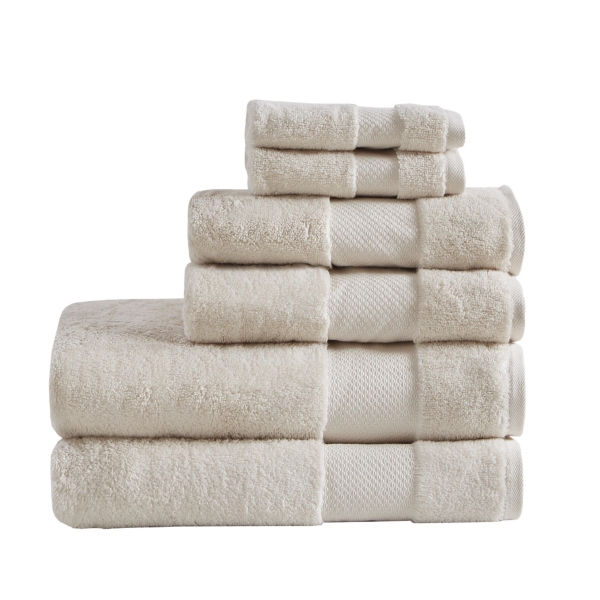 Oatmeal Turkish Cotton 6-pc. Towel Set | Kirklands Home