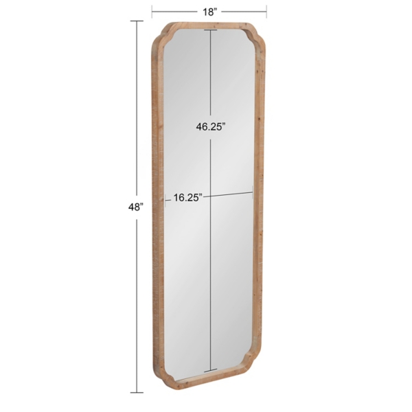 Natural Wood Marston Wall Mirror