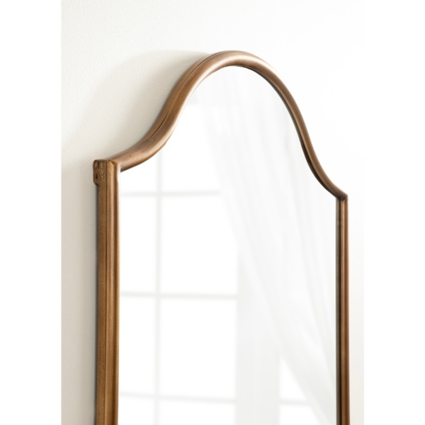Gold Scalloped Arch Fellows Wall Mirror